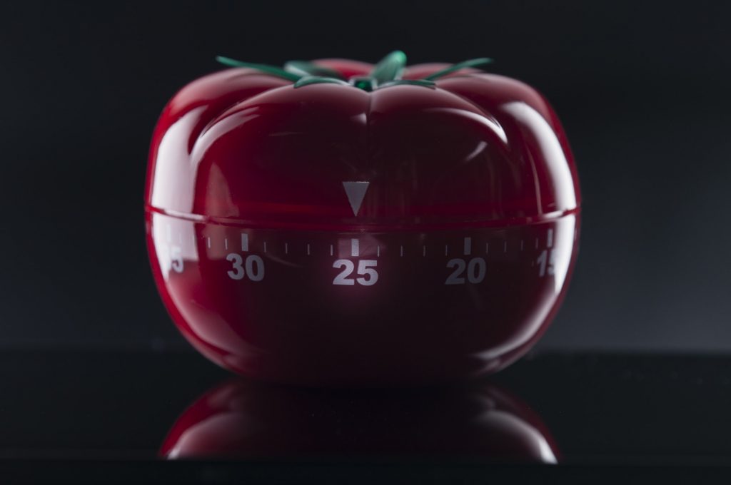 Kitchen timer for cooking and working
